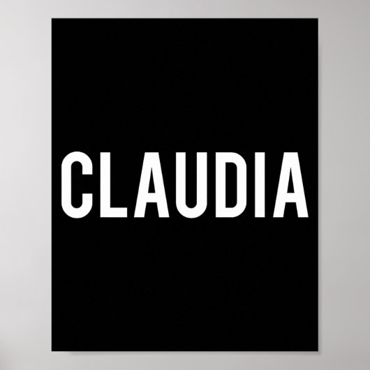 Poster Cla - Cool New Funny Name Fan Gift Tee  (Devant)