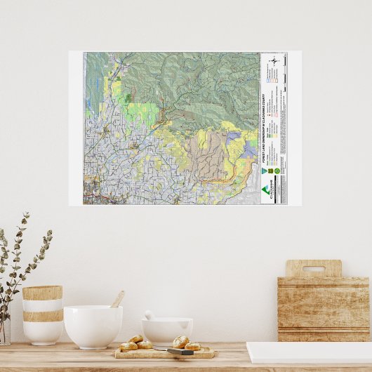 Poster ClackLandMap (Cuisine)