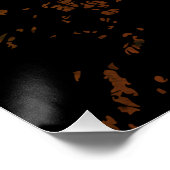 Poster Clair de lune à travers une forêt dense – Surréali (Coin)