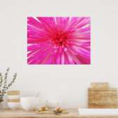 Poster Clair Neon Rose Football Fleur maman Gros plan (Cuisine)