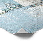 Poster Clair Port de voile Winslow Homer (Coin)