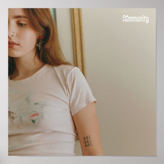 Poster Clairo de l'immunité des albums (Devant)
