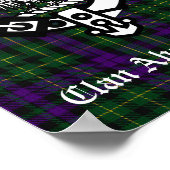 Poster Clan Abercrombie Crest Badge & Tartan (Coin)