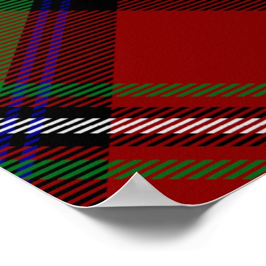 Poster Clan Boyd Crest sur Tartan (Coin)