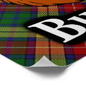Poster Clan Buchanan Scottish Tartan (Coin)