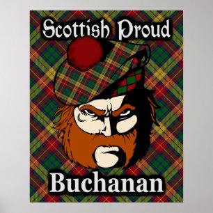 Poster Clan Buchanan Scottish Tartan