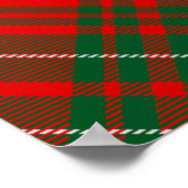 Poster Clan Cumming Crest sur Tartan (Coin)