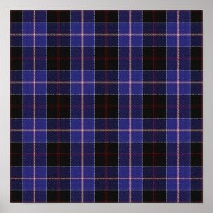 Poster Clan Dunlop Tartan - Téléchargement numérique