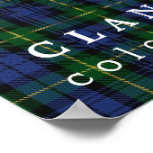 Poster Clan Gordon Colors d'Ecosse Tartan (Coin)