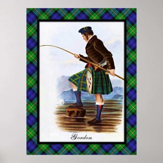 Poster Clan Gordon Scottish Dreams (Devant)