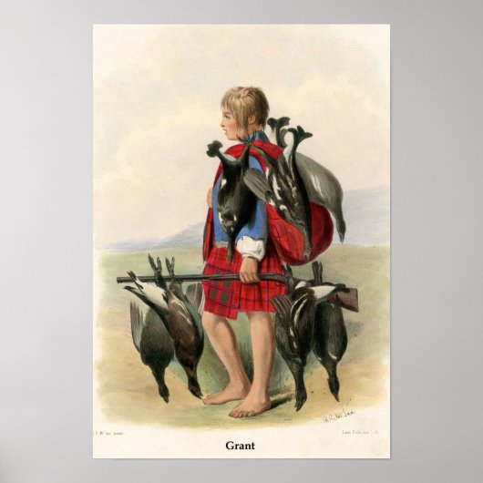 Poster Clan Grant (Devant)