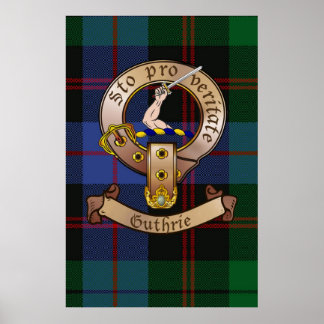 Poster Clan Guthrie Prints