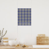Poster Clan Hannay couleurs écossaise Tartan (Cuisine)