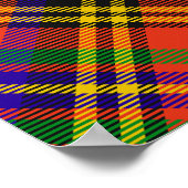 Poster Clan Hepburn Crest sur Tartan (Coin)