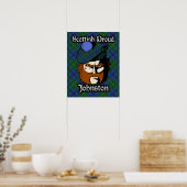 Poster Clan Johnstone Johnston Scottish Tartan (Cuisine)