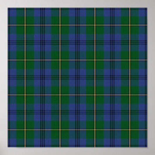 Poster Clan Johnstone Tartan - Téléchargement numérique (Devant)