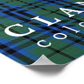 Poster Clan Keith Couleurs écossais Tartan (Coin)
