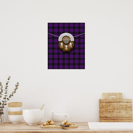 Poster Clan Laird Tartan Et Sporran (Cuisine)