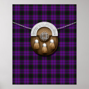 Poster Clan Laird Tartan Et Sporran