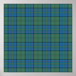Poster Clan Lockhart Tartan - Téléchargement numérique