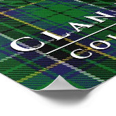 Poster Clan MacAlpine Couleurs de Scotland Hunting Tartan (Coin)
