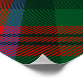 Poster Clan MacDuff Crest sur Tartan (Coin)