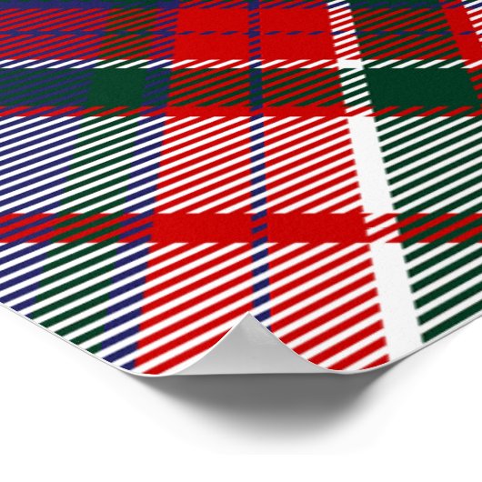 Poster Clan MacFarlane Crest sur le tatan de robe (Coin)