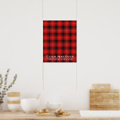 Poster Clan MacIver Couleurs écossaises 2 Tartan Plaid (Cuisine)