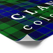 Poster Clan MacKay Couleurs d'Ecosse Tartan (Coin)