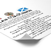 Poster Clan MacKinnon et Siol Alpin - Les 7 Clans (Coin)