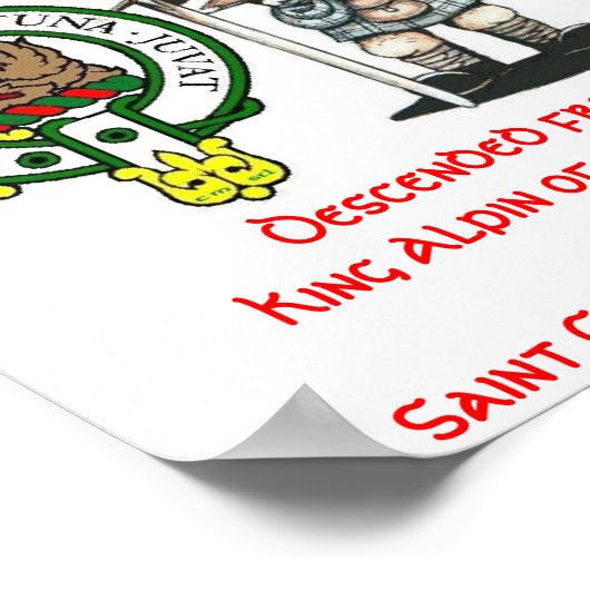 Poster Clan MacKinnon St. Louis (Coin)