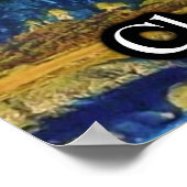 Poster Clan MacLean Duart Castle Personnaliser Sky Color (Coin)