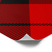 Poster Clan MacLeod de Raasay Crest sur Tartan (Coin)