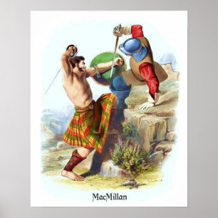 Poster Clan MacMillan par R. R. McIan