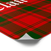 Poster Clan MacQuarrie Tartan et Crest (Coin)