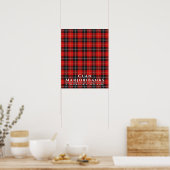 Poster Clan Marjoribanks Couleurs d'Ecosse 2 Tartan (Cuisine)