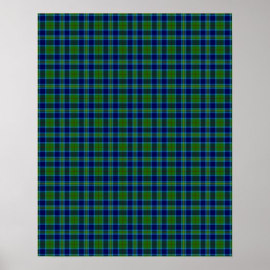 Poster Clan Miller Tartan (Devant)