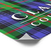 Poster Clan Murray Couleurs d'Ecosse 2 Tartan Plaid (Coin)