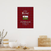 Poster Clan Rose Old Kilravock Coffee Co. (Cuisine)