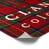 Poster Clan Stewart Colors d'Ecosse Tartan (Coin)