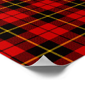 Poster Clan Wallace Tartan Et Sporran (Coin)