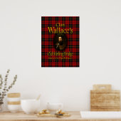 Poster Clan Wallace's Old Stirling Bridge Pipe Tobacco (Cuisine)