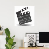 Poster Clapet de cinéma (Bureau à domicile)