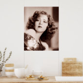 Poster Clara Bow est glamour (Cuisine)