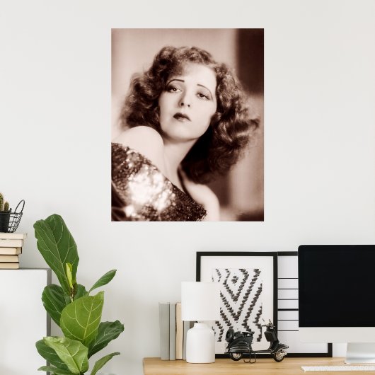 Poster Clara Bow est glamour (Bureau à domicile)