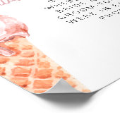 Poster CLARA Fête de Mariage Thème Glace Où Étaient-Ils (Coin)