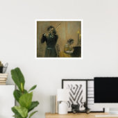 Poster Clara Schumann (1819-96) et violoniste, 1854 (pa (Bureau à domicile)