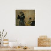 Poster Clara Schumann (1819-96) et violoniste, 1854 (pa (Cuisine)