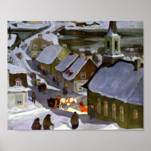Poster Clarence Gagnon - Messe de minuit (Devant)