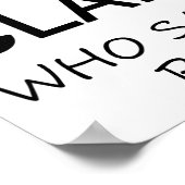 Poster Clarinet basse droite (Coin)